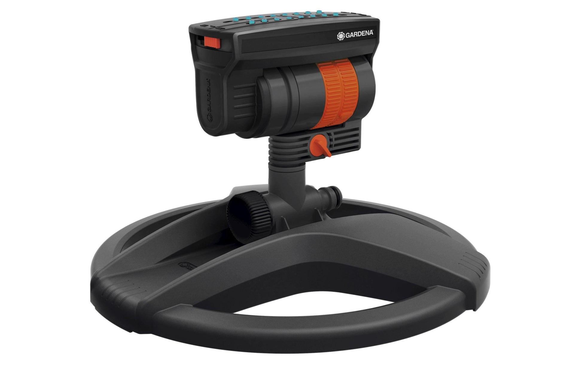 Gardena AquaZoom Compact Viereckregner – Sprühbereich 3–18 m, Abdeckung 9–216 m²
