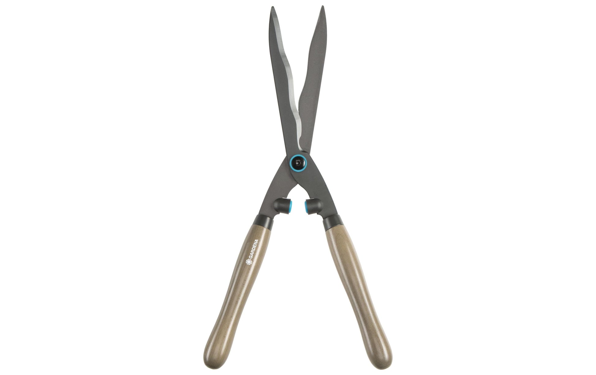 Gardena NatureCut – Heckenschere 230 mm, Holzgriff (FSC 100%), Bypass, Sicherheitssperre