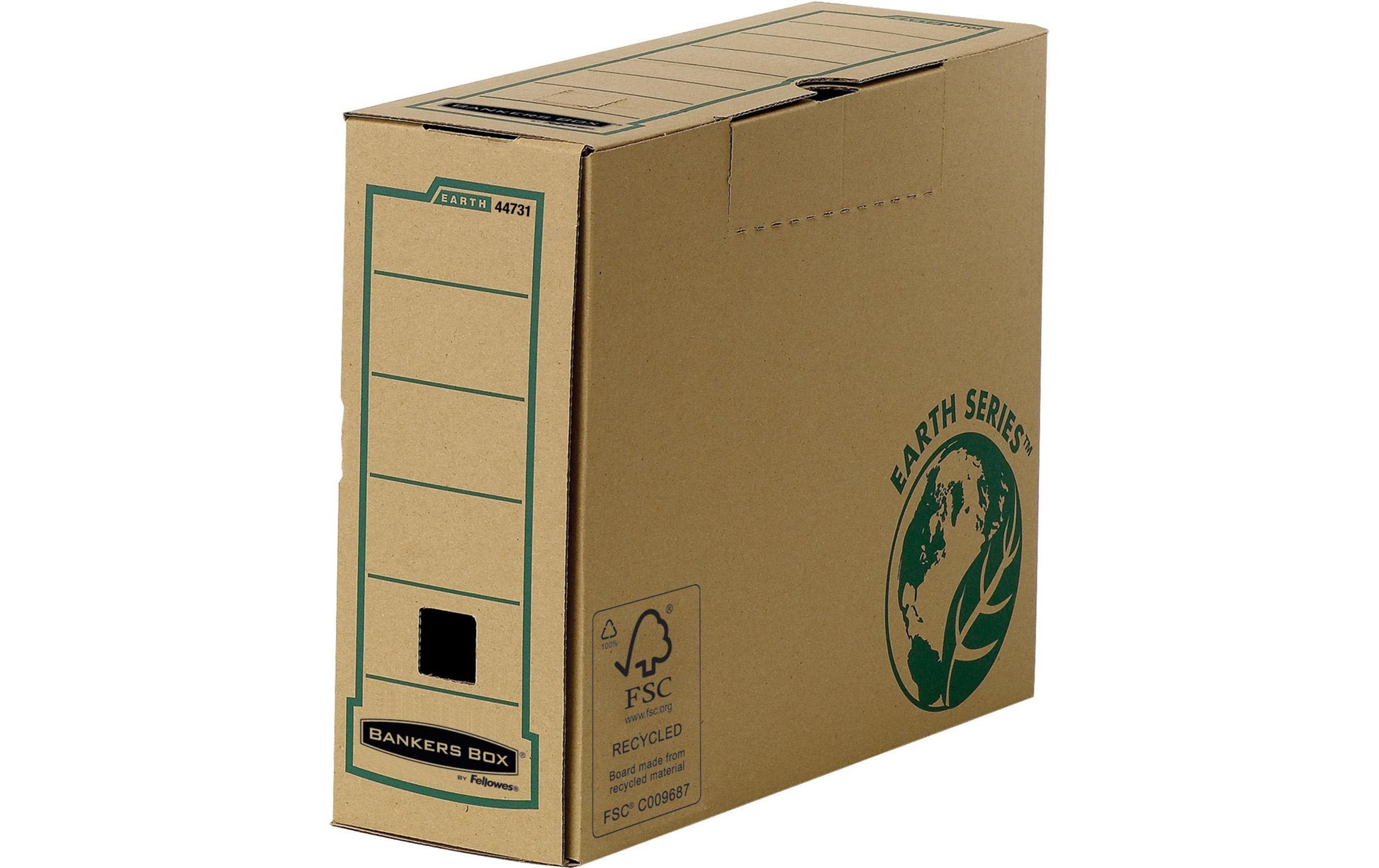 Fellowes BANKERS BOX EARTH Archivschachtel A4/A4+ – verschliessbar, 100 × 350 × 260 mm, braun, 20er Pack