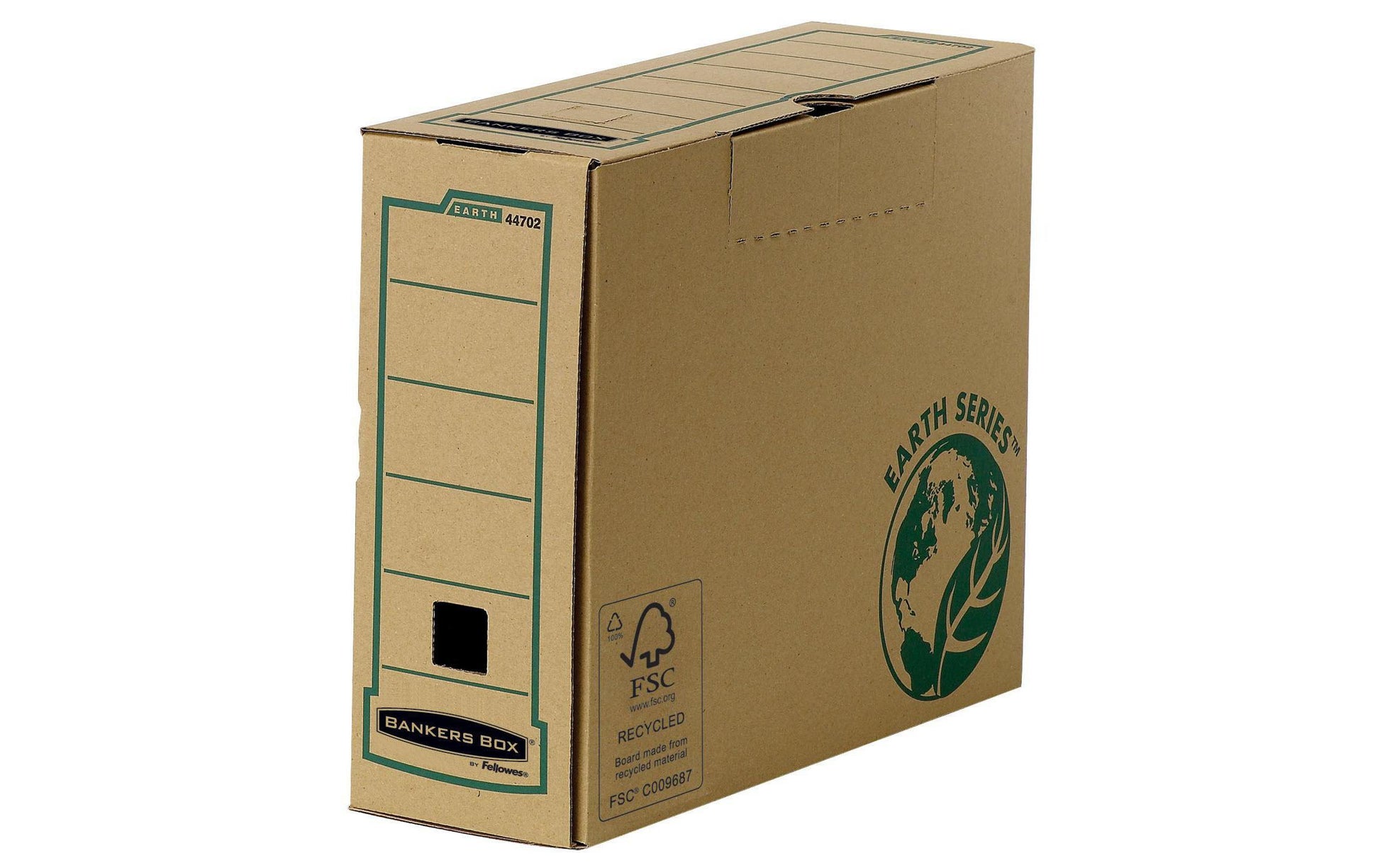 Fellowes R-Kive EarthSeries Archivschachtel A4 – 103 × 254 × 319 mm, braun, Karton, 20er Pack