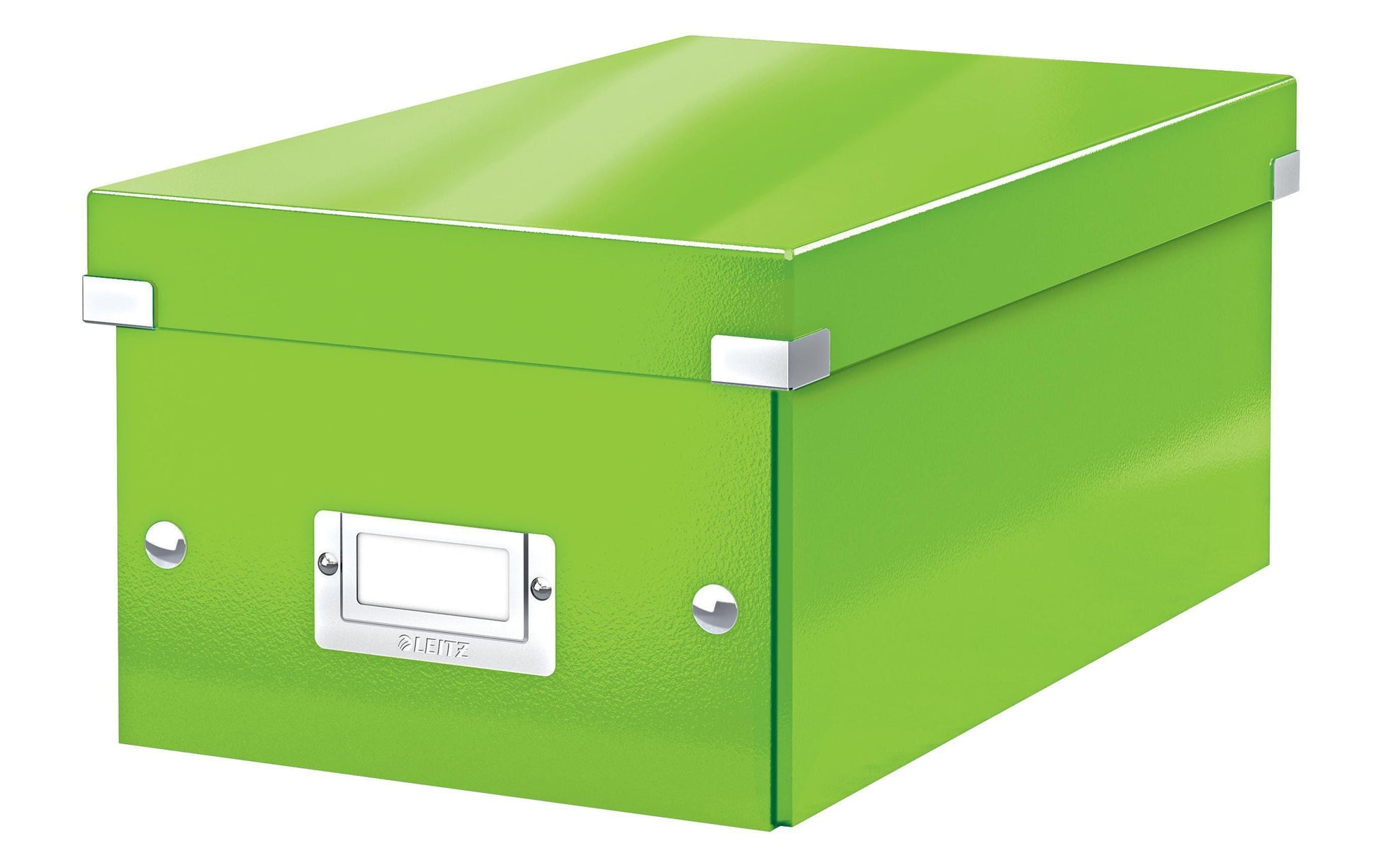 Leitz Click&Store WOW Aufbewahrungsbox – für 40 CDs/DVDs, grün, Hartplatte