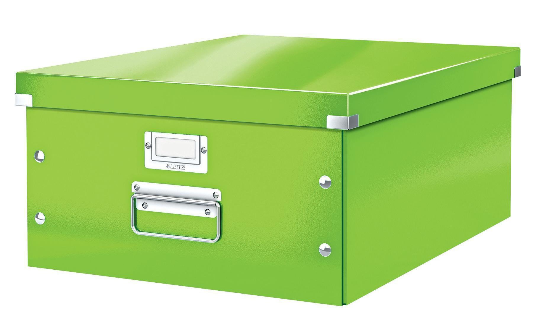 Leitz Click&Store WOW Aufbewahrungsbox B 369 × H 200 × T 482 mm – für A3, mit Tragegriff, stapelbar, grün