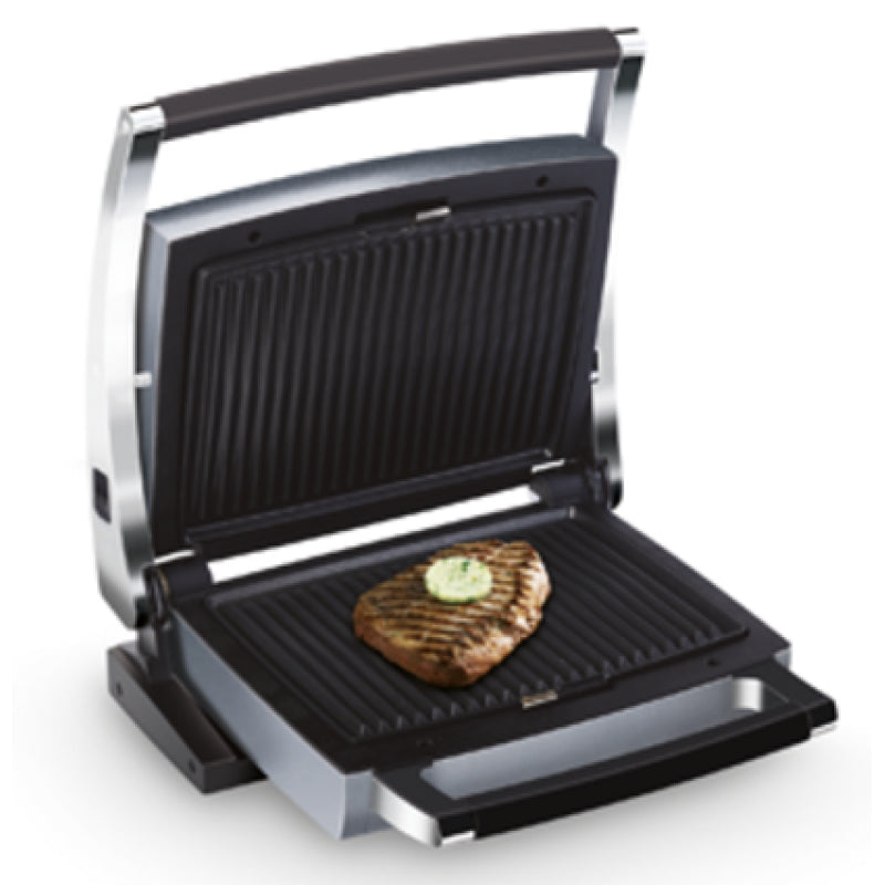 Fritel Kontaktgrill CW 2428 – 41×26 cm, 1600 W, Aluminiumplatte – Anthrazit/Edelstahl