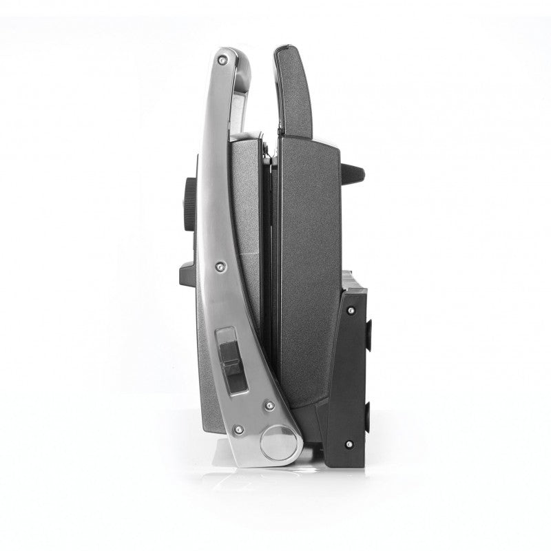 Fritel Waffeleisen CW2438 – 2 Waffeln, rechteckig, 1600 W, abnehmbare Platten – Schwarz/Silber