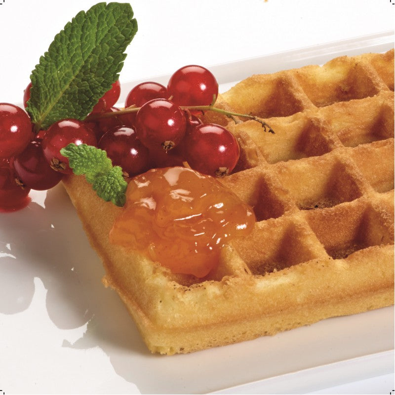 Fritel Waffeleisen CW2438 – 2 Waffeln, rechteckig, 1600 W, abnehmbare Platten – Schwarz/Silber