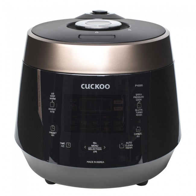 Cuckoo Reiskocher CRP-P1009S – 1,8 l, 1150 W, Warmhaltefunktion – Schwarz/Braun