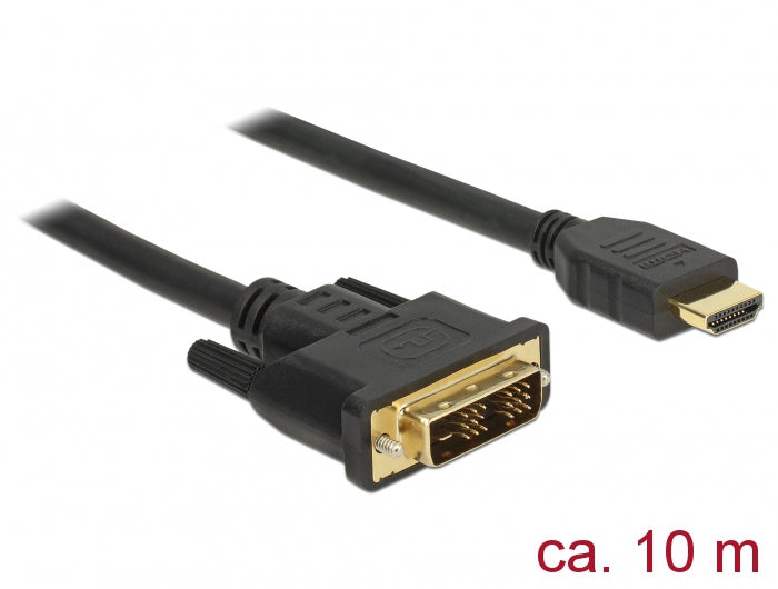 DeLOCK DVI-D auf HDMI Kabel 1920×1200 – 10 m
