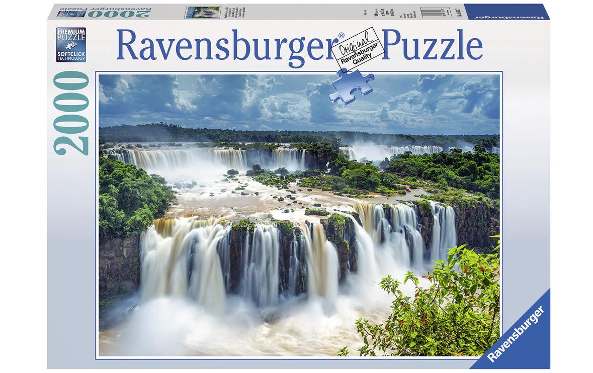 Ravensburger Puzzle Wasserfälle von Iguazu – 2000 Teile – 100 × 75 cm – ab 14 J. – mehrfarbig – CE