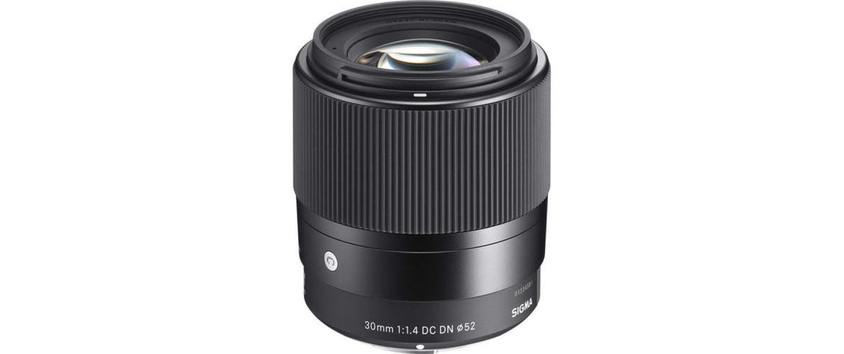 Sigma 30 mm f/1.4 DC DN – Sony E-Mount (für APS-C) – Standardobjektiv – Schwarz