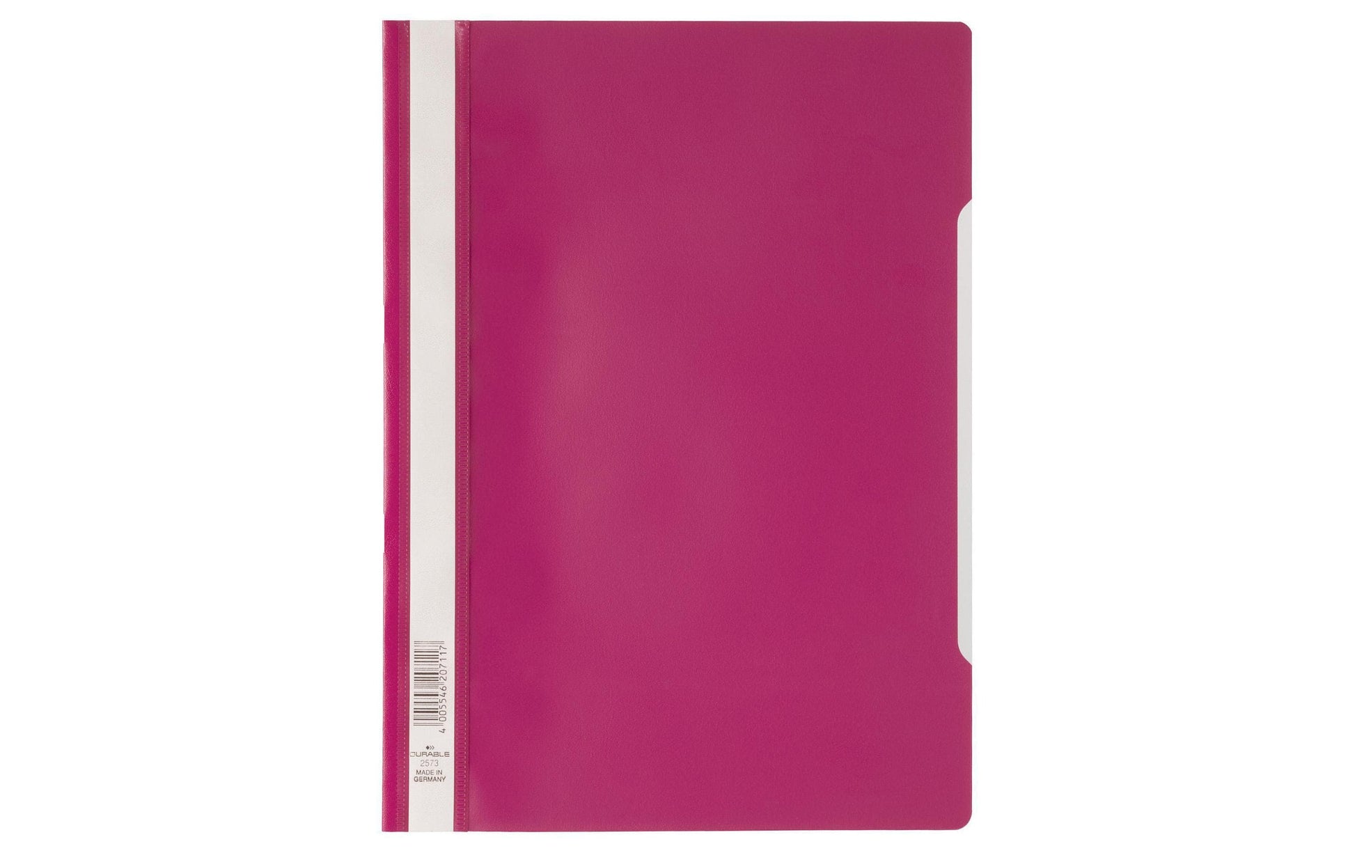 Durable Schnellhefter – A4, PP, rosa, Etikettenhalter, 50 Stk.