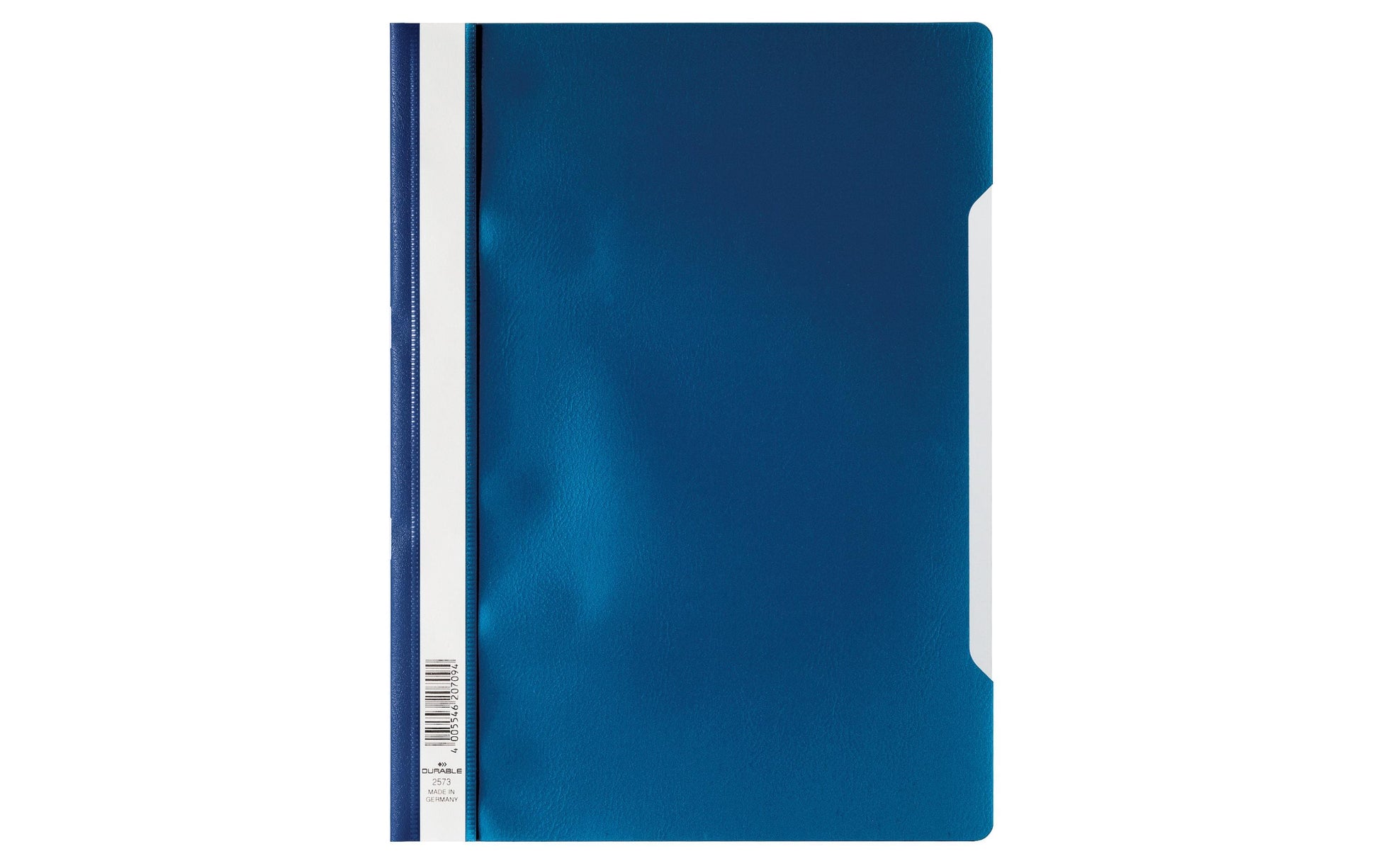 Durable Schnellhefter für A4, Polypropylen (PP), Dunkelblau/Transparent – Beschriftungsstreifen – 50 Stk