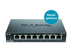 D-Link DGS-108/E – Unmanaged Switch – 8× 1G, Desktop
