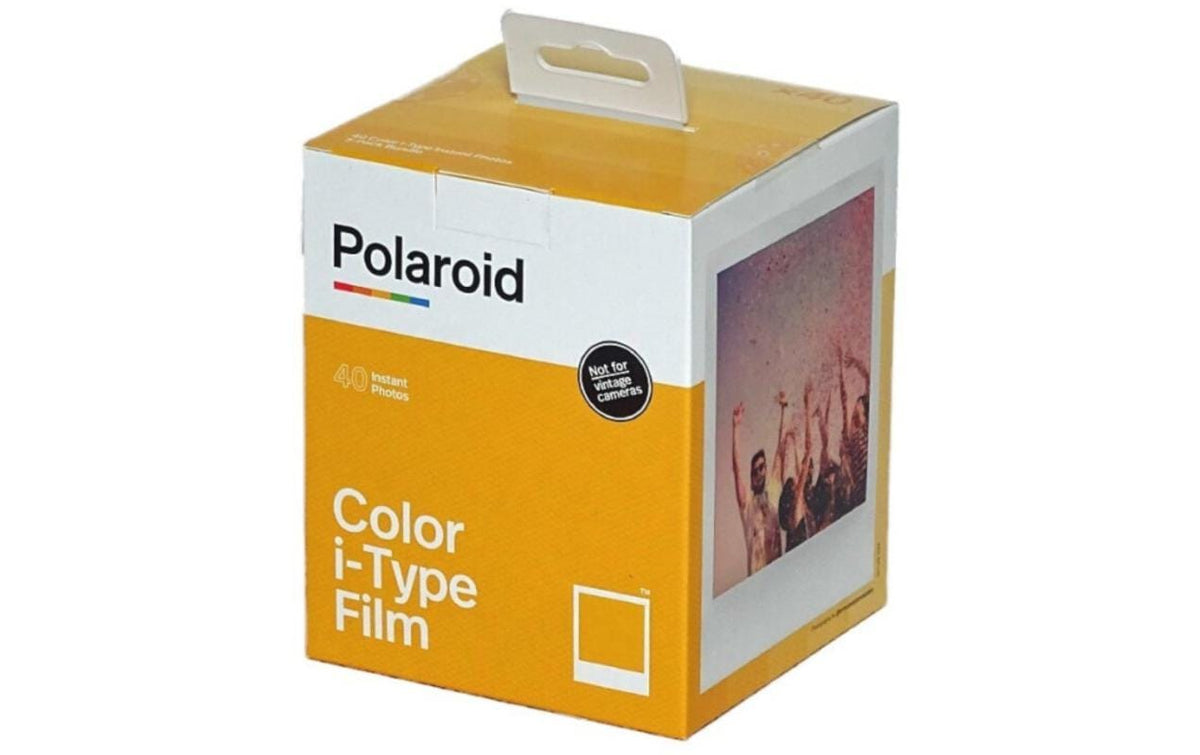 Polaroid i-Type Sofortbildfilm – 88,9 × 108 mm, 79 × 79 mm Bild, ISO 640 – für i-Type Kameras – 40er-Pack