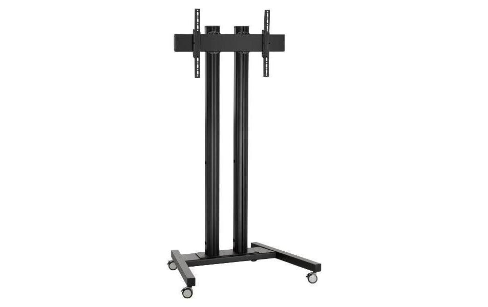 Vogel's Vogels TD1884 – Trolley, höhenverstellbar, für 90", VESA 800×400, bis 80 kg, schwarz
