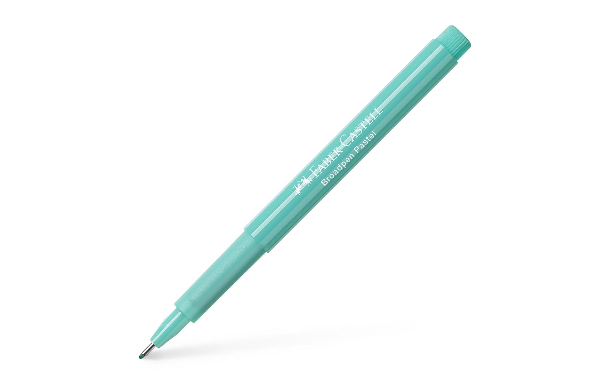 Faber-Castell Broadpen 1554 Fineliner – 0,8 mm, türkis, dokumentenecht