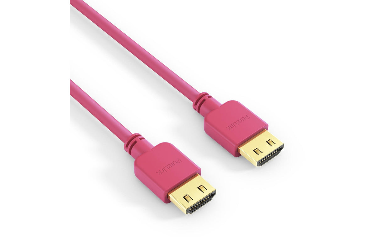 PureLink HDMI Kabel HDMI 2.0 4K 60 Hz – 2 m – Ethernet, geflochten – Rot