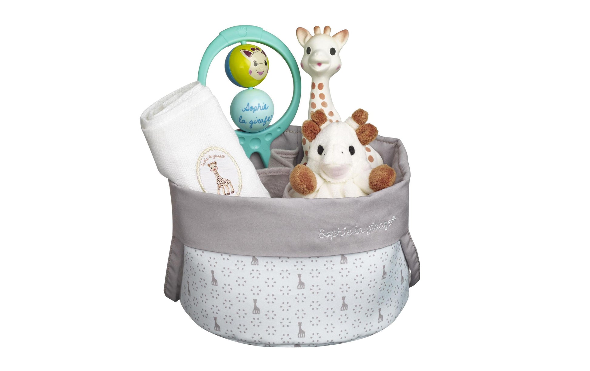Sophie la girafe Geschenkkorb – 4-teilig – ab 0 Monaten – mehrfarbig