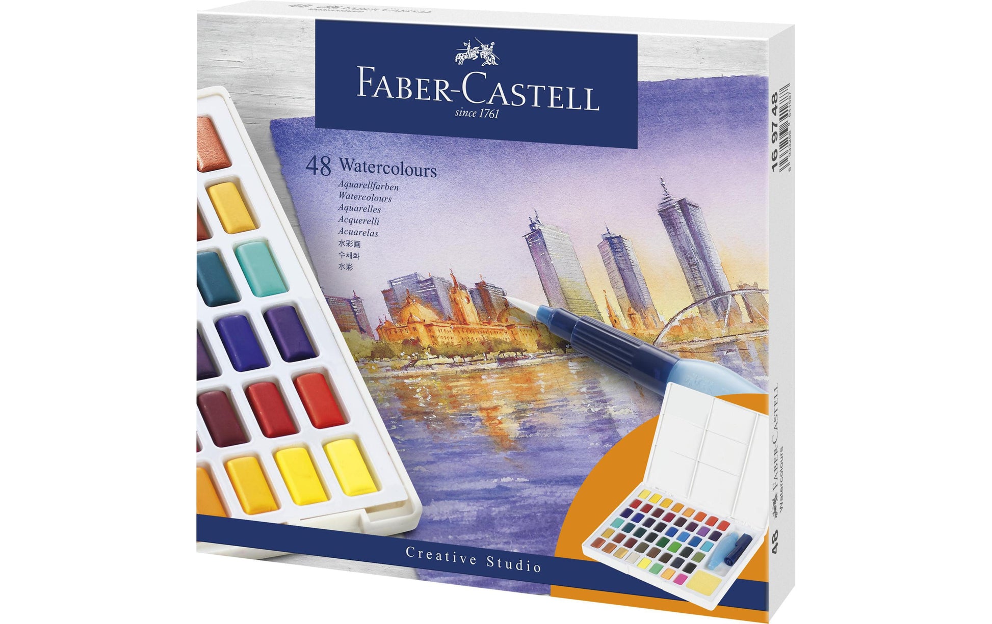 Faber-Castell Deckfarbkasten – 48 Farben