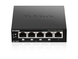 D-Link DGS-1005P/E – Switch – 5×GbE, PoE+ 60 W