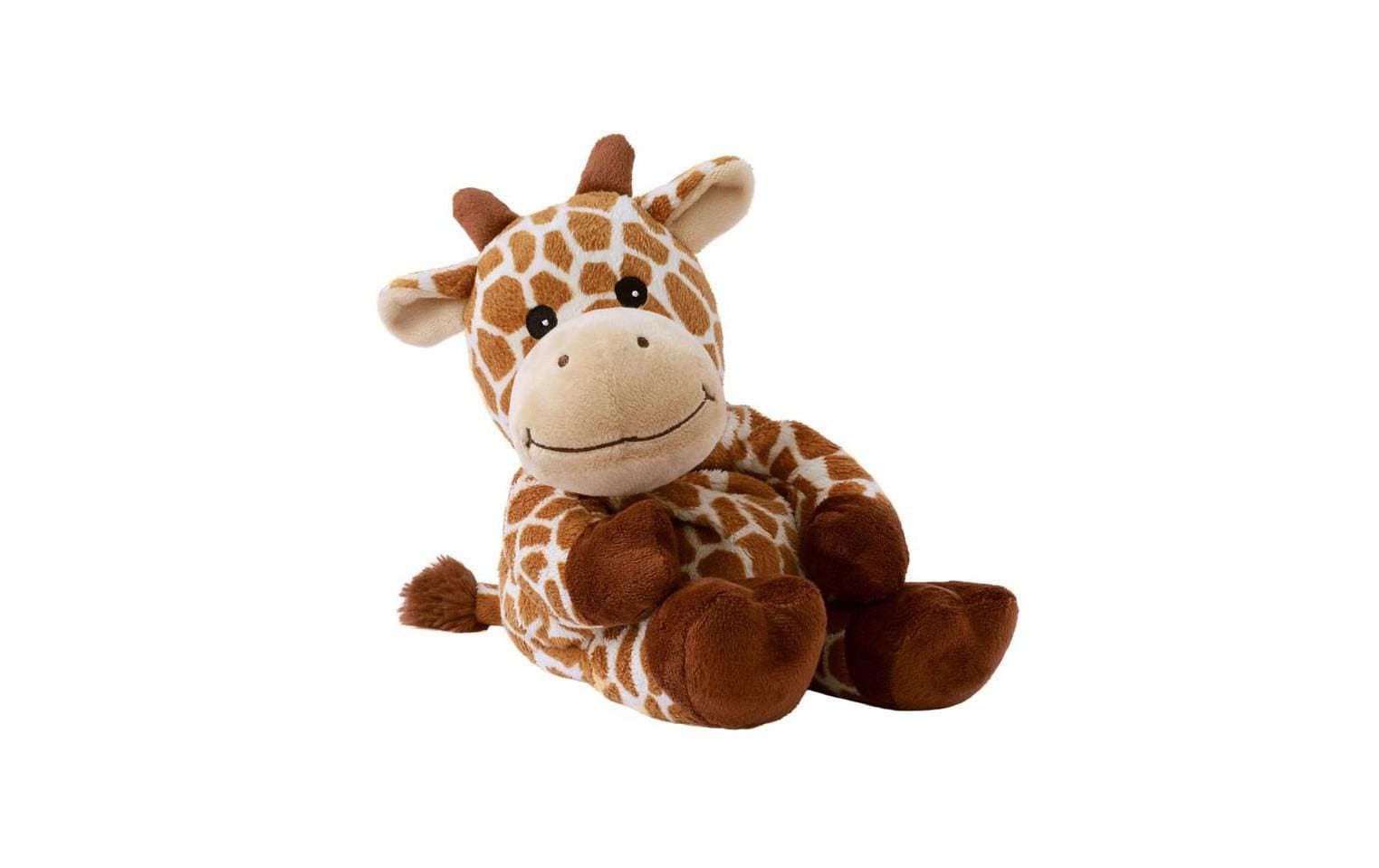 Warmies Giraffe Wärme-Stofftier – 350 mm, 800 g, braun/beige