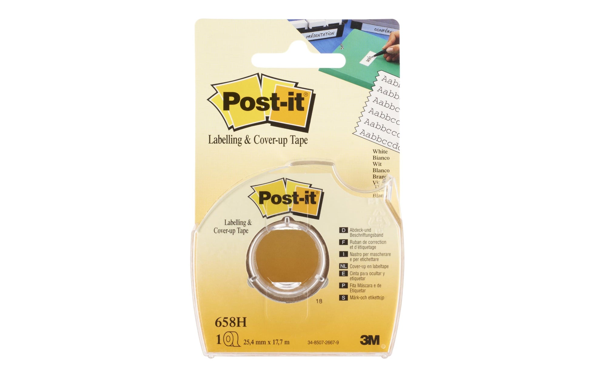 Post-It Korrekturband Rolle im Dispenser