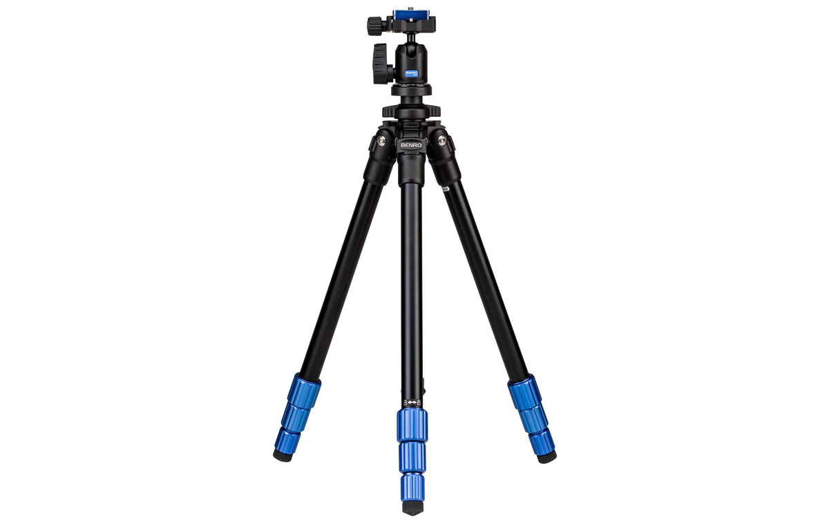 Benro Slim TSL08AN00 Dreibeinstativ – 146,3 cm – 4 kg Traglast – Kugelkopf, Schnellwechselplatte – Schwarz