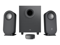 Logitech Z407 (980-001348) – PC-Lautsprecher – 2.1, 40 W, 3,5 mm, Graphit