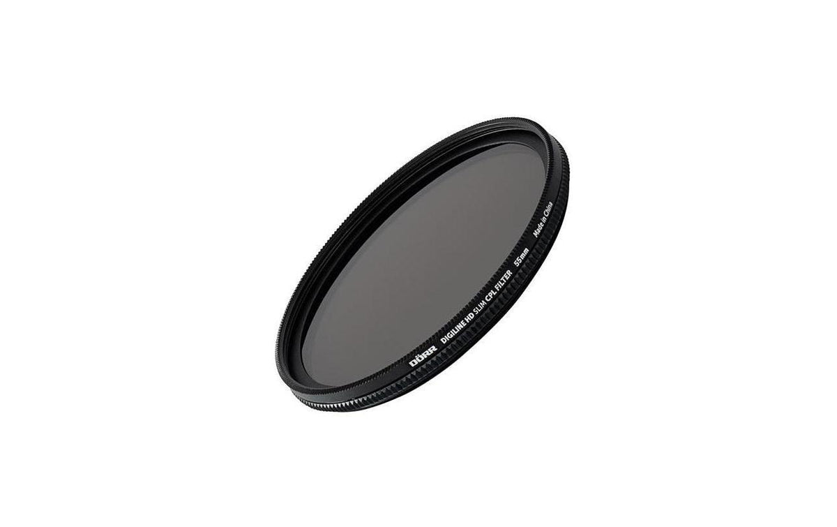 Dörr Digiline HD Slim CPL-Filter 55 mm – 6-fach beschichtet – für Objektive mit 55 mm Filtergewinde – 1er-Pack