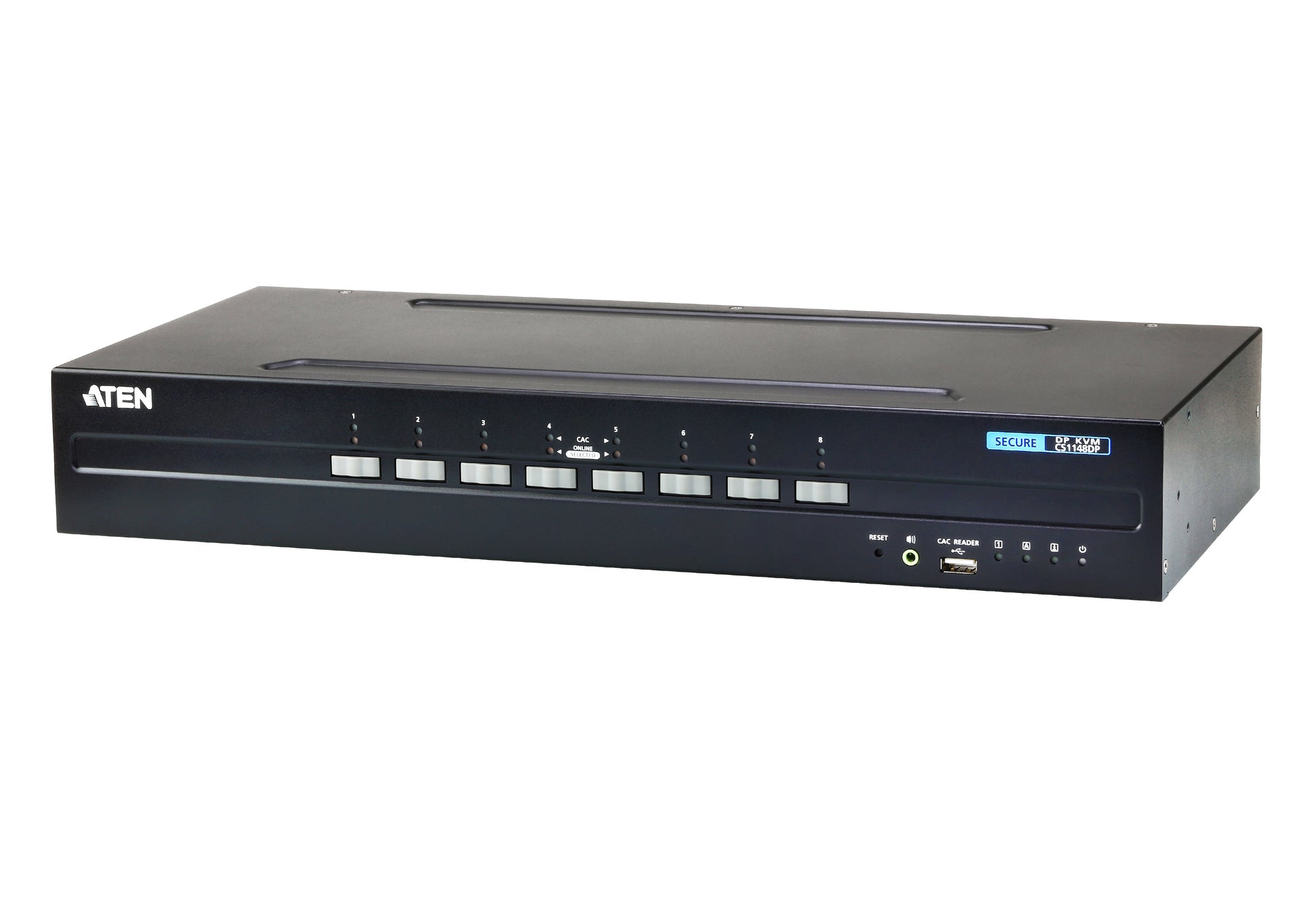 ATEN CS1148DP – Sicherer KVM-Switch – 8-Port DP Dual-View, 4K/30 Hz, PSS PP v3.0