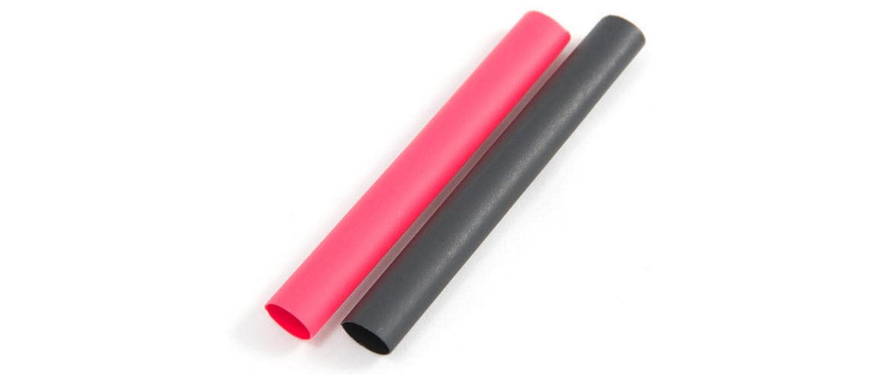 EP Product EP Schrumpfschlauch-Set, Polyolefin, Ø 4 mm × 1 m – Schwarz/Rot