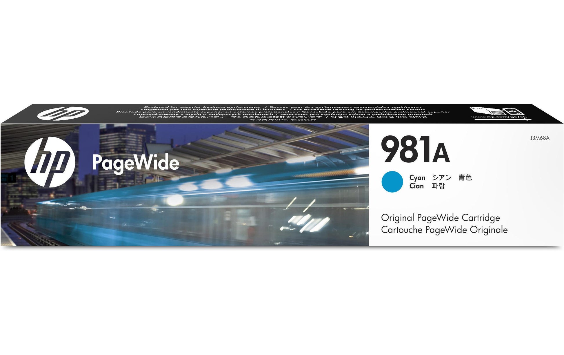 HP Tintenpatrone 981A, cyan, 6'000 Seiten – für Tintenstrahldrucker/Multifunktionsgeräte