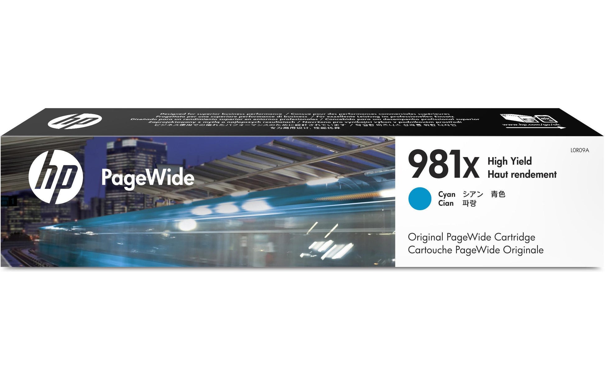 HP Tintenpatrone 981X, cyan, 10'000 Seiten