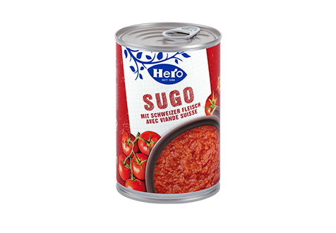 Hero Tomatensauce mit Rind- und Schweinefleisch – 210 g