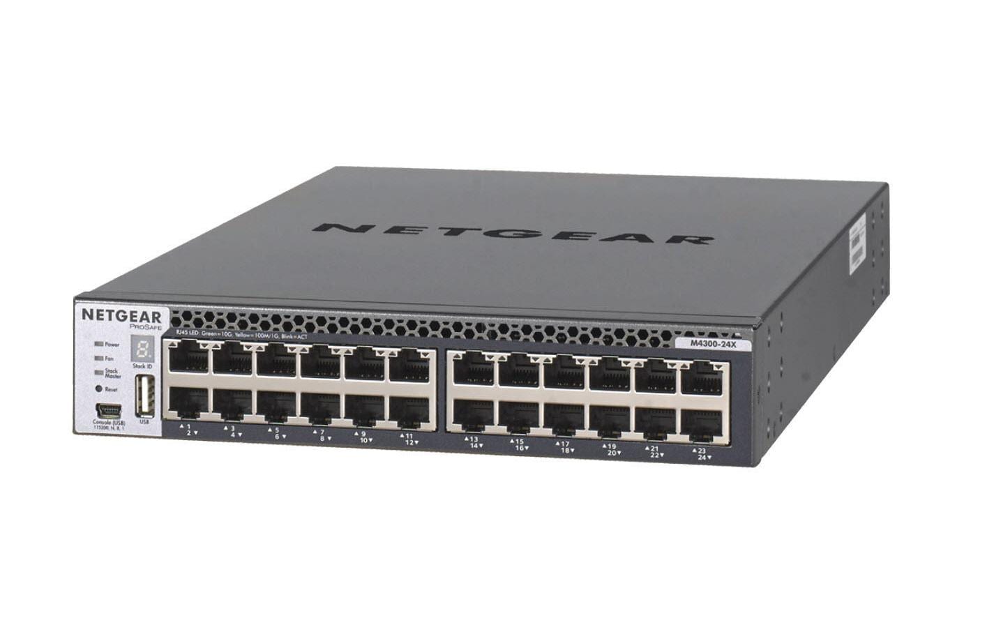 NETGEAR XSM4324CS-100NES – Managed Switch – 24×10G, 4×SFP+, L3, 1U
