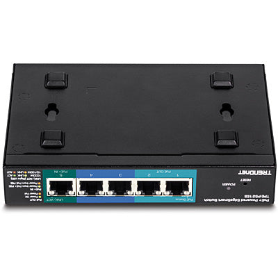 TRENDnet TPE-P521ES – Managed Switch – 5× 1G, PoE+, PoE-Budget 18 W, Desktop