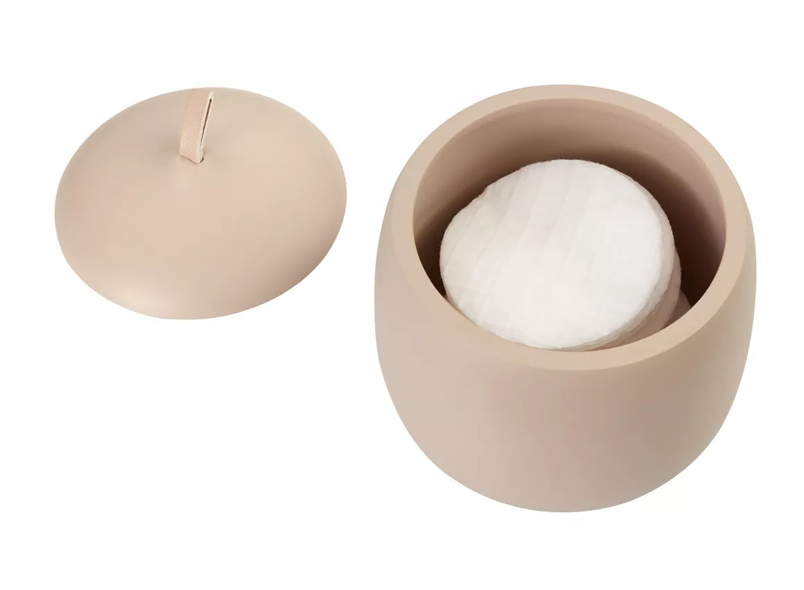 Diaqua Aufbewahrungsbox Smilla – Polyresin, 9,5×9,5×9,5 cm, Beige
