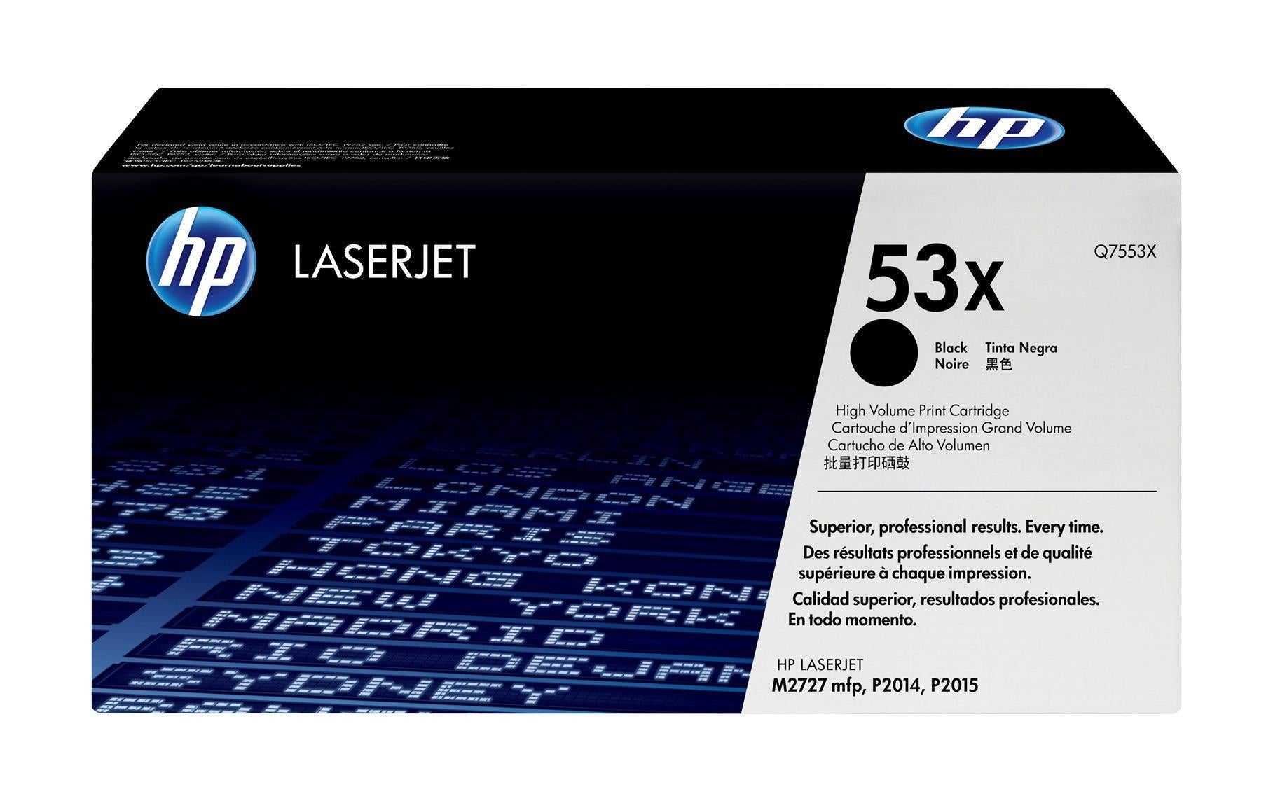 HP Toner 53X – schwarz, 7000 Seiten