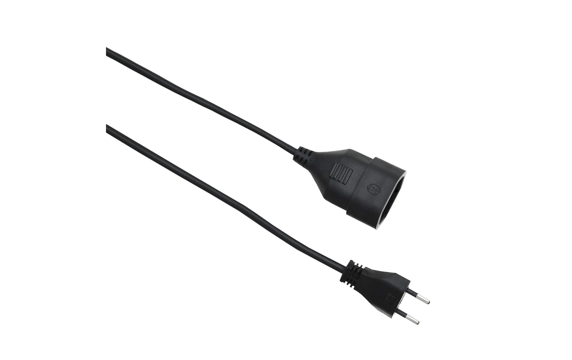 M. Schönenberger Verlängerungskabel – T11–T11, 2 m, IP20, 2×1 mm², Schwarz