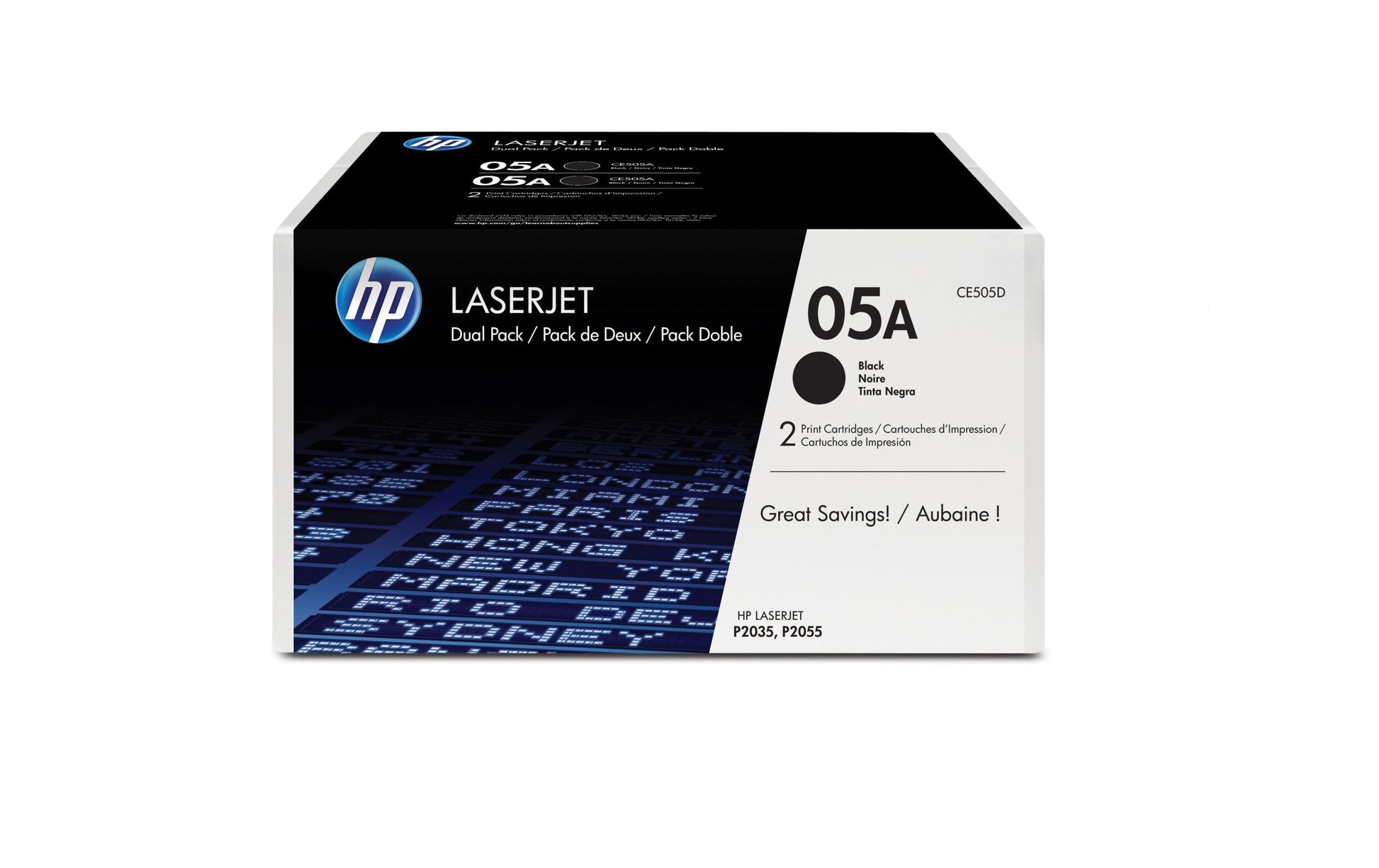 HP Toner-Multipack 05A – Schwarz, 2300 Seiten