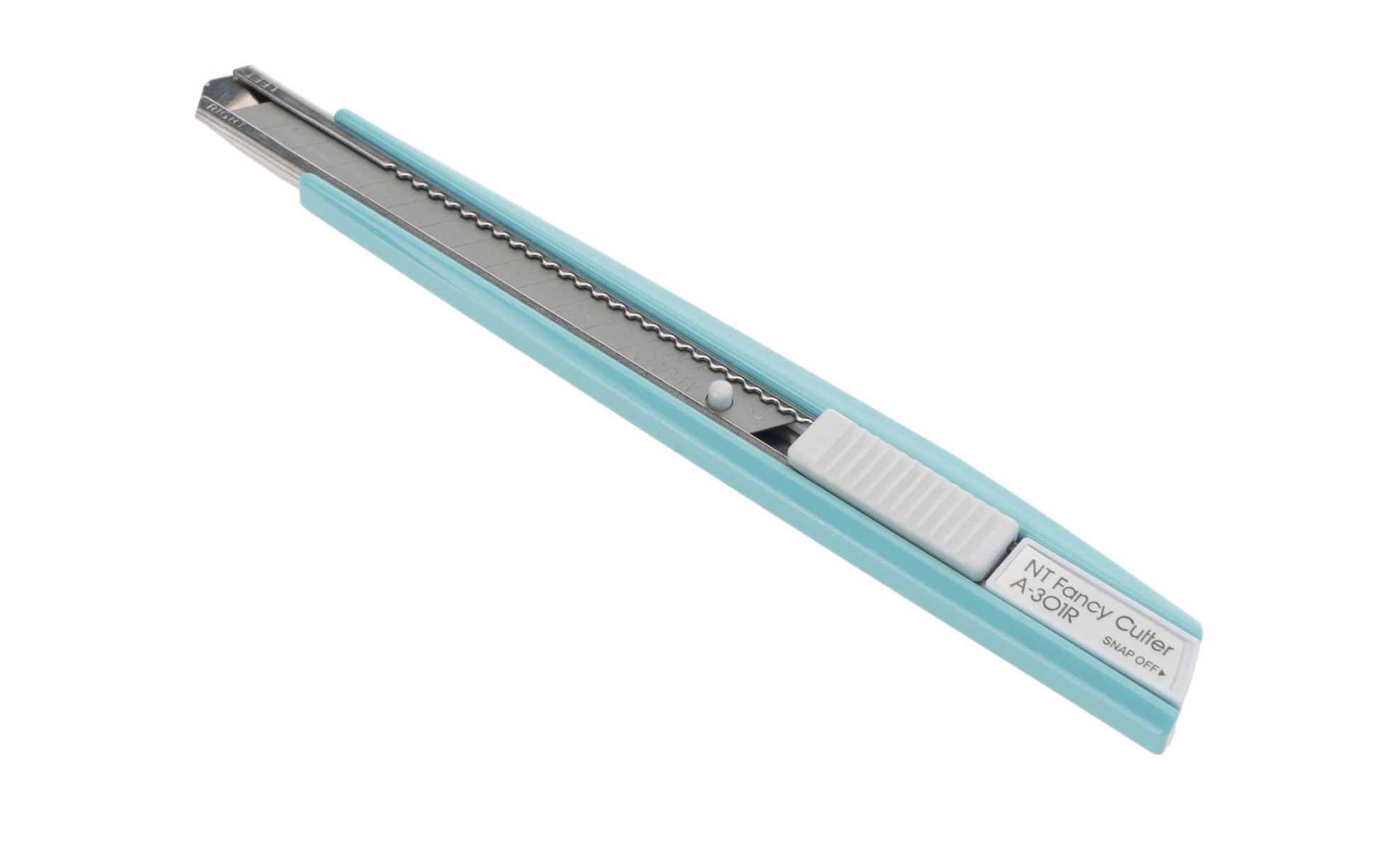 NT Cutter A-301 RP – Abbrechmesser 9 mm, Auto-Lock, Kunststoff, Blau, inkl. 1 Klinge
