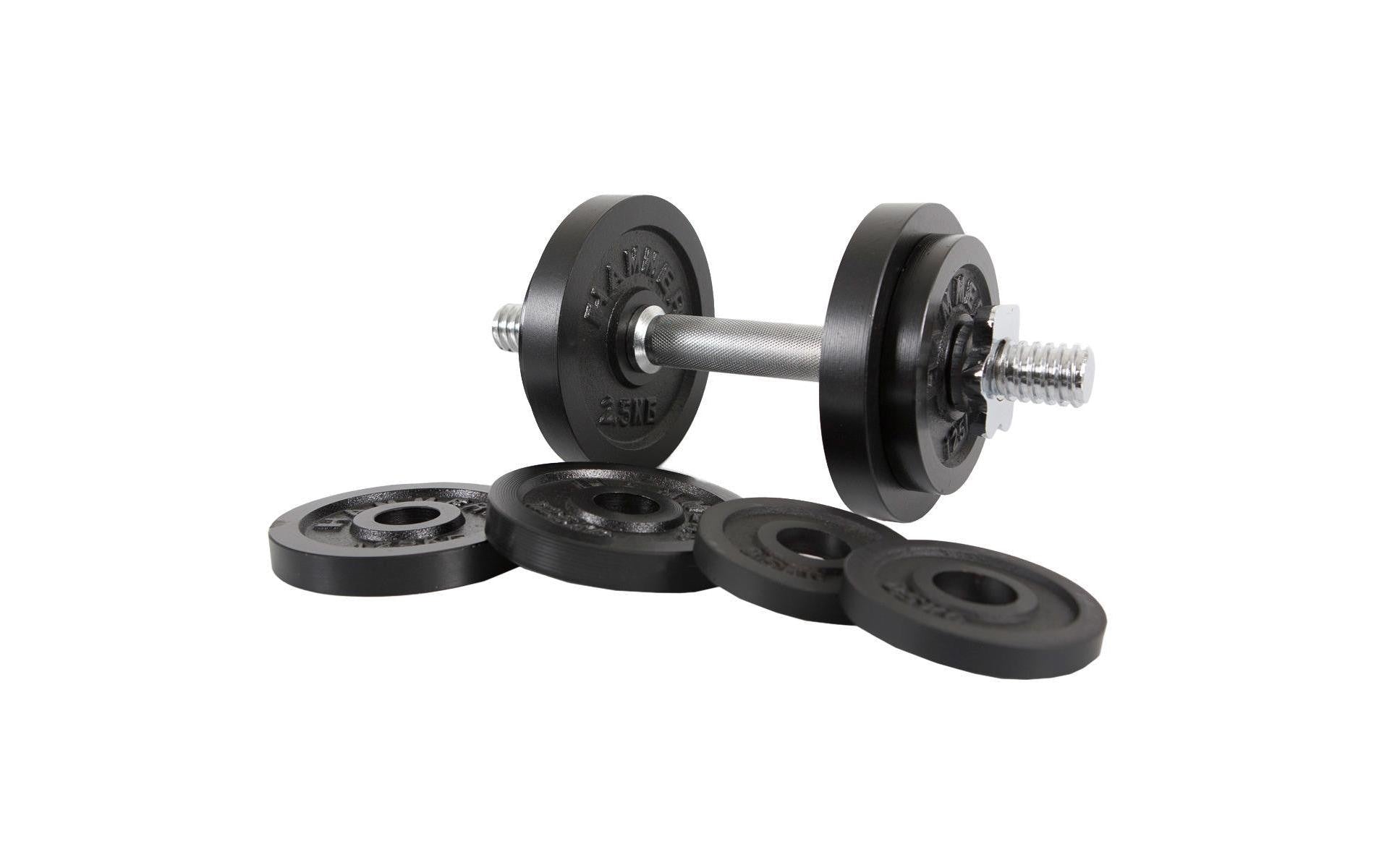 Hammer Kurzhantel-Set, 15 kg, Schwarz, Eisen/Gusseisen – 6-teiliges Set