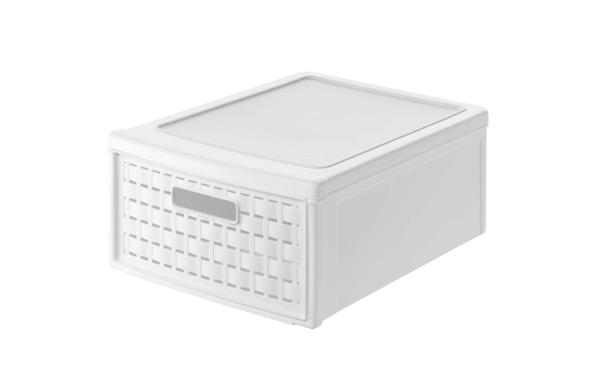 Rotho Country Schubladenelement – 1 Schublade, Weiss, Polypropylen (PP), B 350 × H 145 × T 260 mm