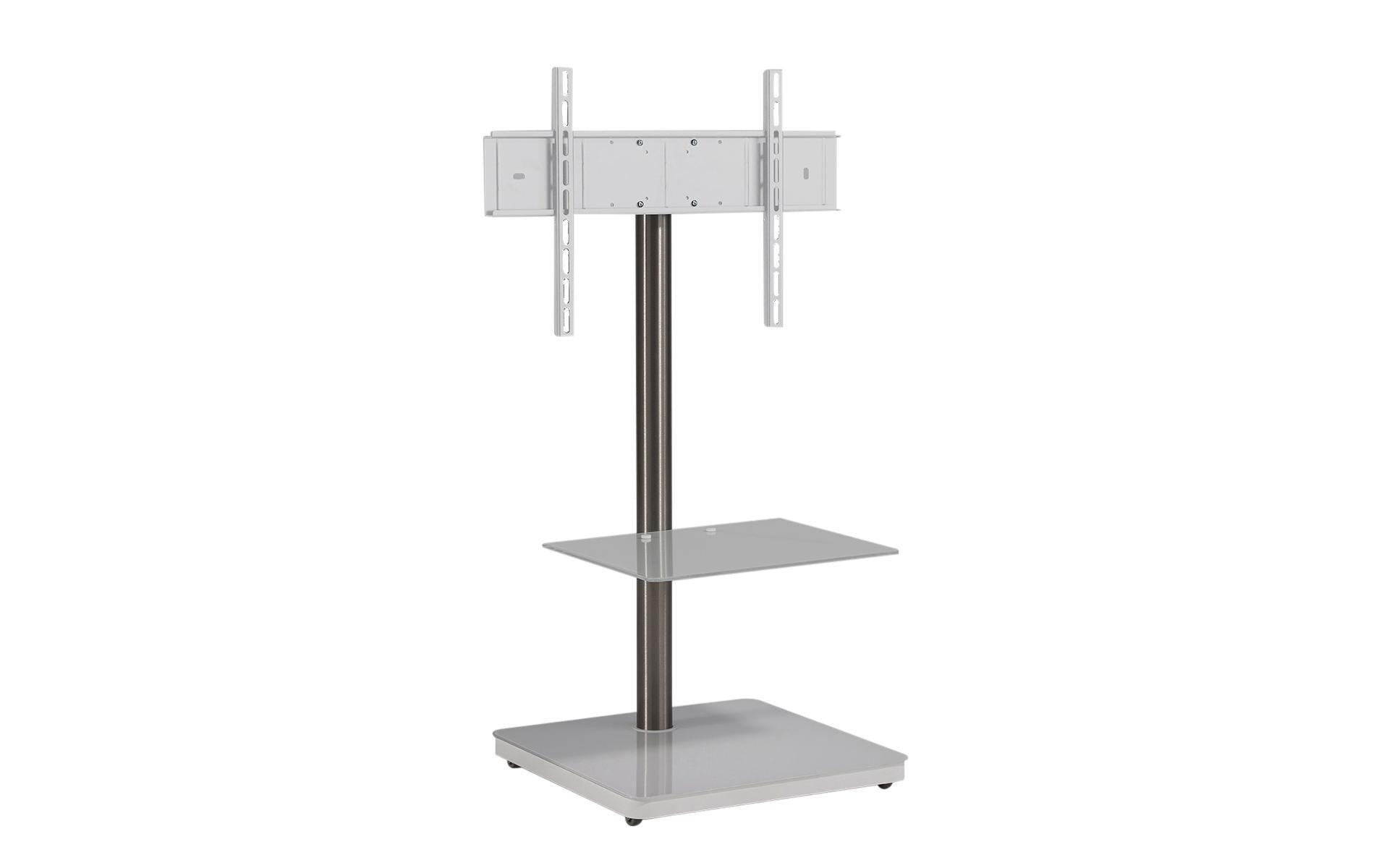 PureMounts PM-204 – Schwenkbarer Displayständer, bis 65", VESA 400×400, bis 30 kg, silber