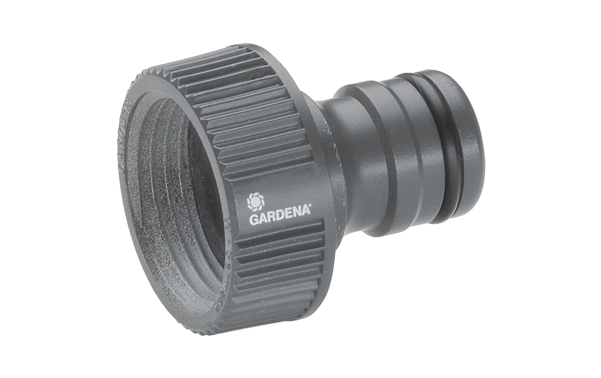 Gardena Hahnstück – G 1 (33,35 mm)-Gewinde, Kunststoff, Grau, für G 1 (33,35 mm)-Gewinde