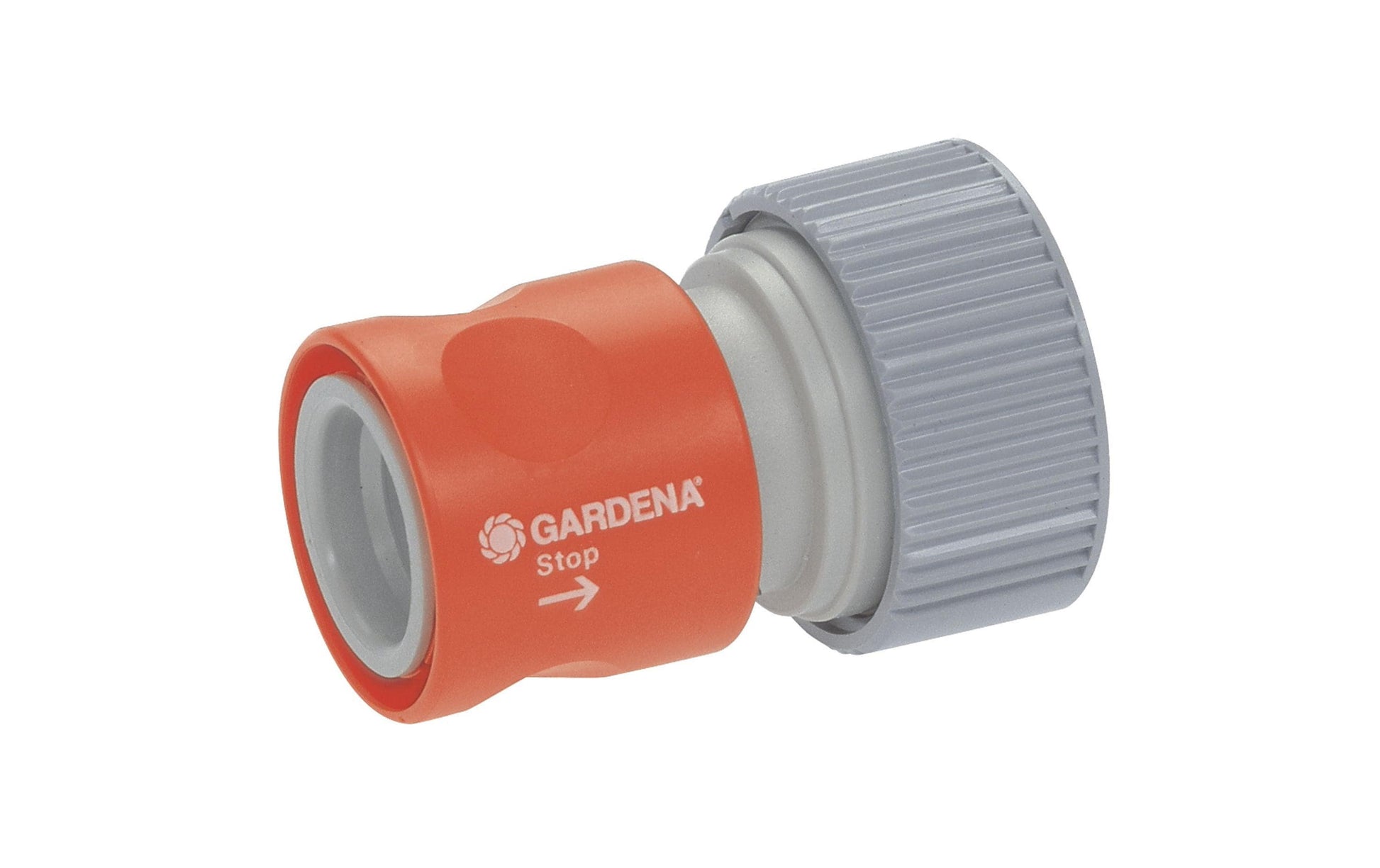 Gardena 2814-20 Adapter Schlauchanschluss – Ø 76,2/4 mm, 1 Ausgang, mit Wasserstopp