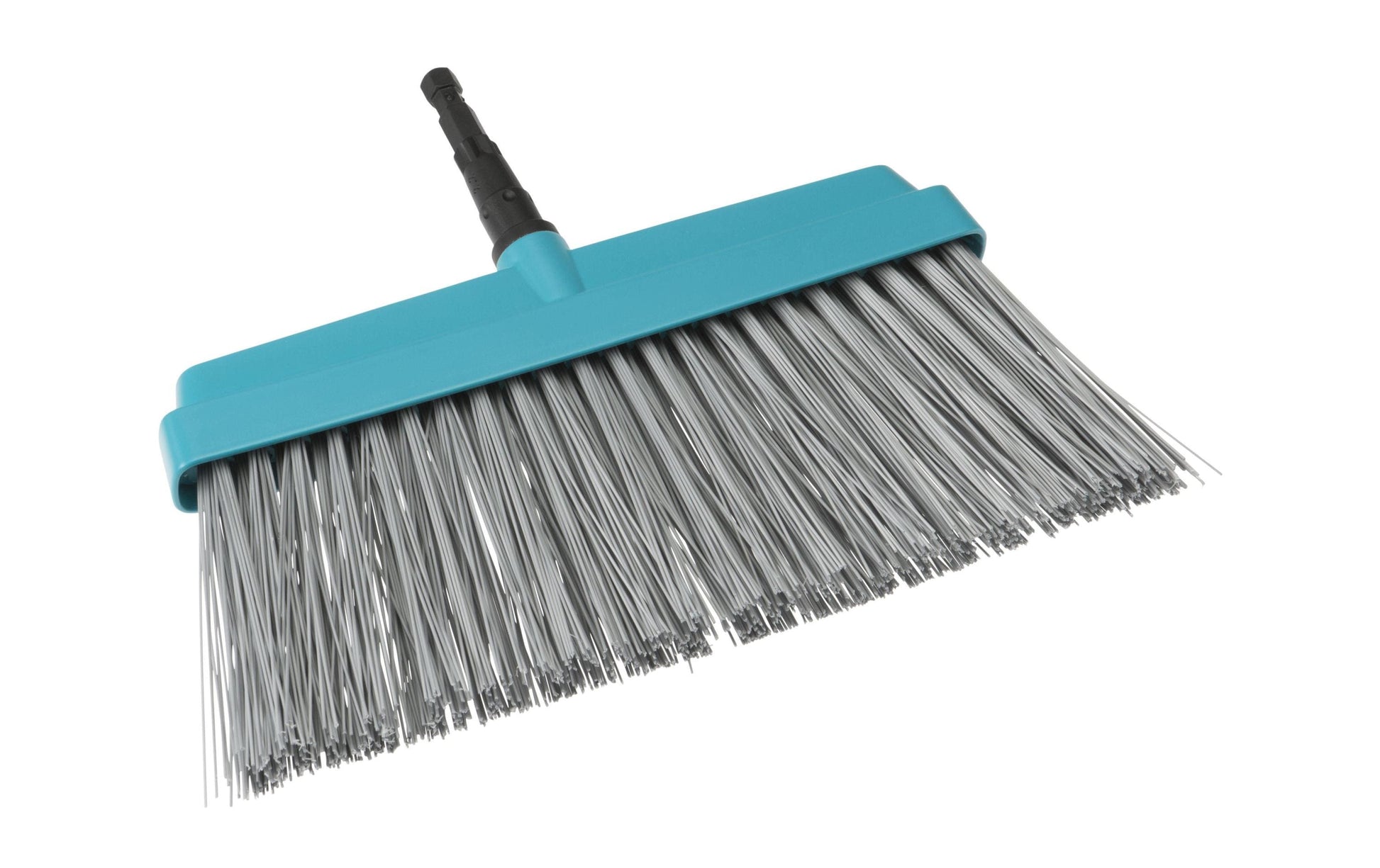 Gardena Terrassenbesen combisystem – 32 cm, hart, Kunststoff, blau/grau, ohne Stiel