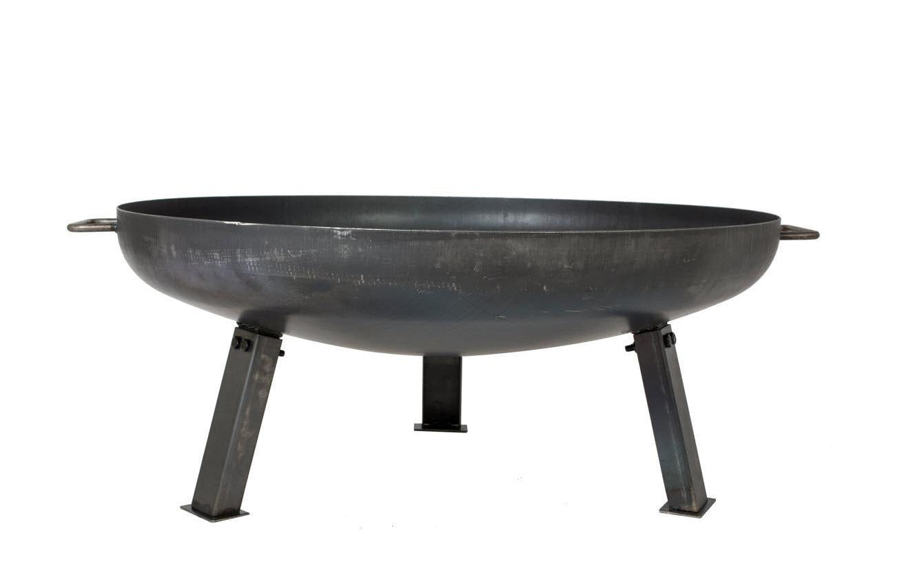 La Hacienda Feuerschale – Ø 80 × 34 cm – Stahl, schwarz