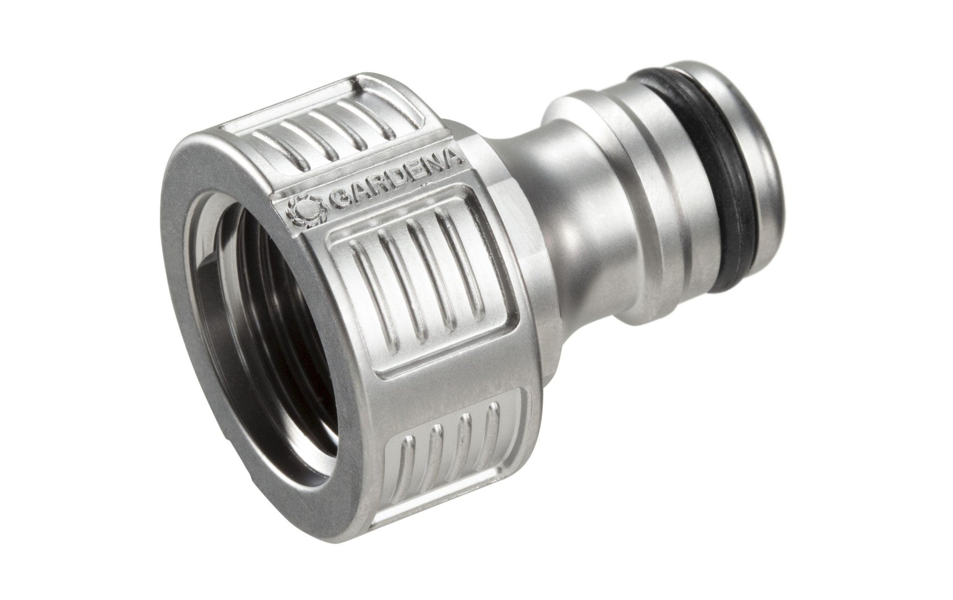 Gardena Hahnanschluss – für Hahn 21 mm (G 1/2), Metall, 1 Stk.