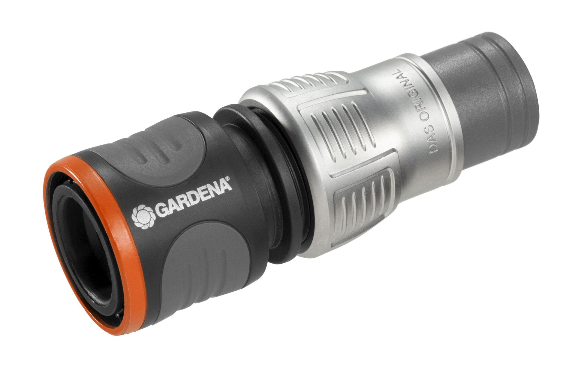 Gardena Kupplung – 1/2", Ø 13,15 mm, Metall/Kunststoff, Schwarz/Grau/Metallisch