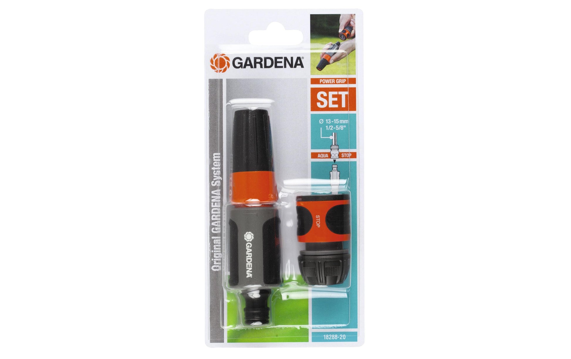 Gardena 18288-20 Spritz-Satz – 13 mm (1/2"), stufenlose Dosierung